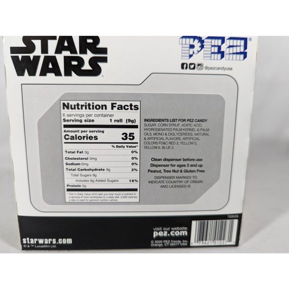 Star Wars PEZ Mandalorian the Child Candy and 2 Dispensers New in Package - Picture 4 of 4